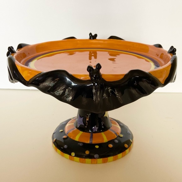 Other - Halloween pedestal dish NEW